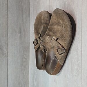 Betula By Birkenstock Women Boston Clog mule Leather Shoes sz 40/9 Narrow